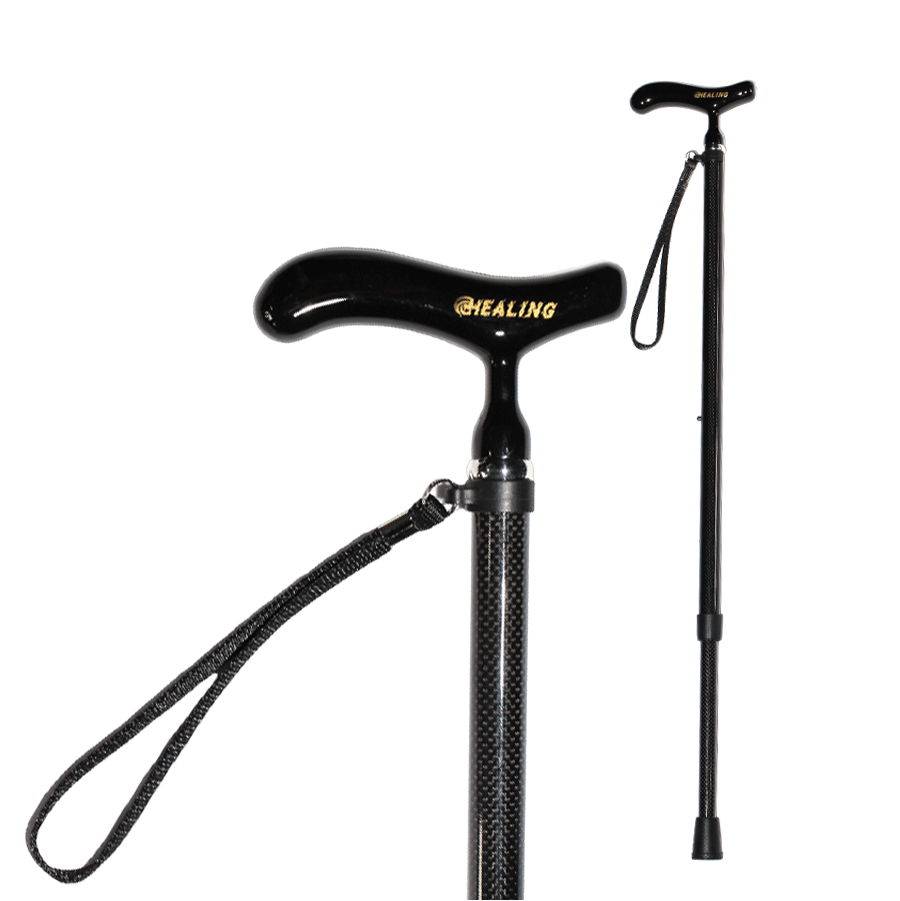Ultralight Carbon Fiber Walking Cane - Adjustable Height