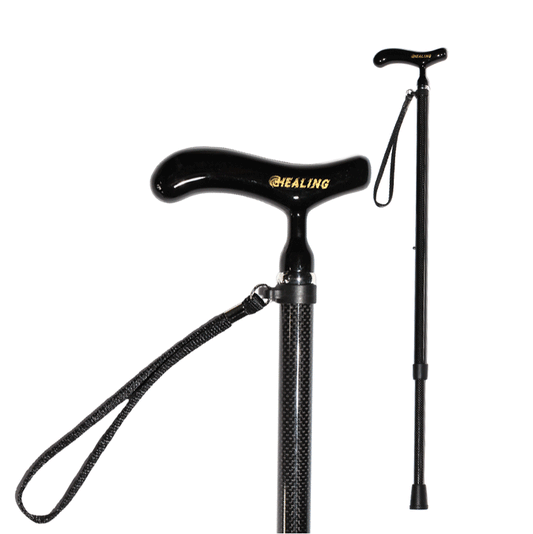 Ultralight Carbon Fiber Walking Cane - Adjustable Height