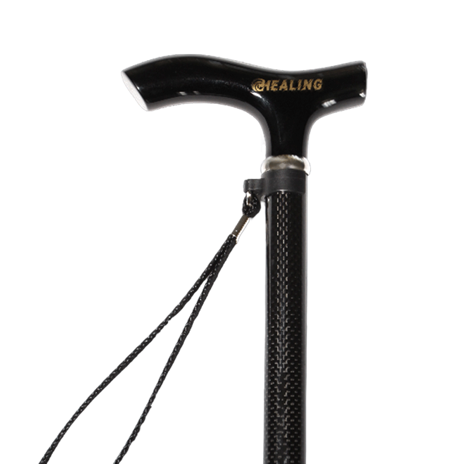 Ultralight Carbon Fiber Walking Cane - Japanese style glossy finish