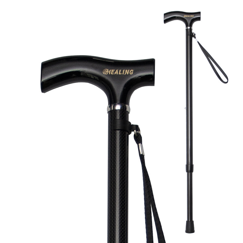 Ultralight Carbon Fiber Walking Cane - Adjustable Height