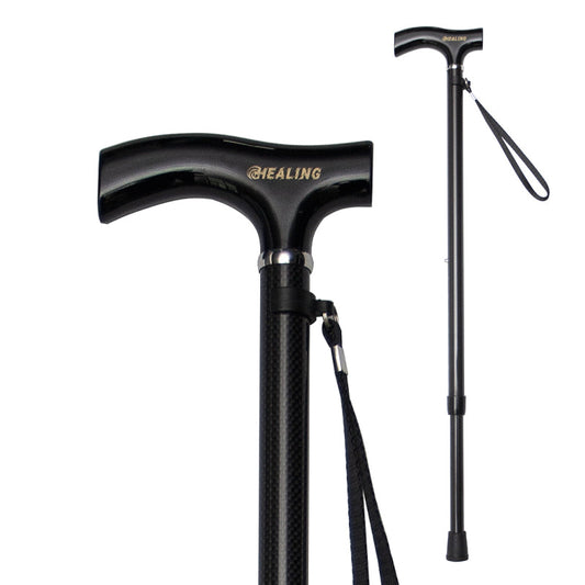 Ultralight Carbon Fiber Walking Cane - Adjustable Height