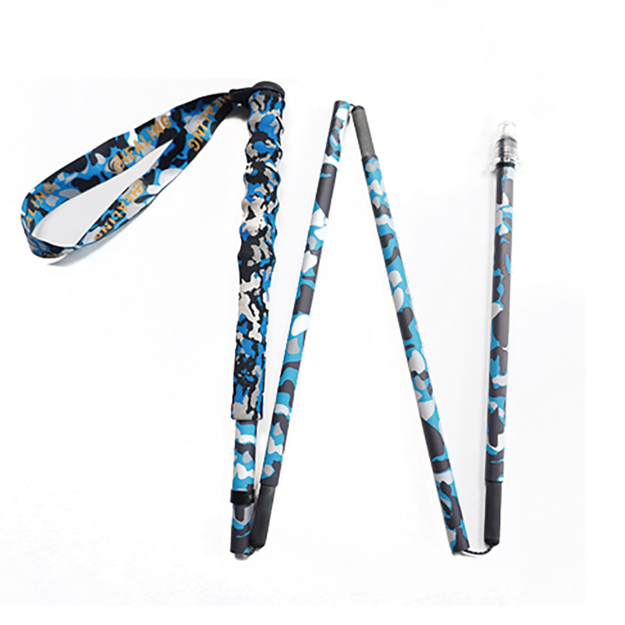 Carbon Trekking Poles – Lightweight & Foldable (Blue Camo)