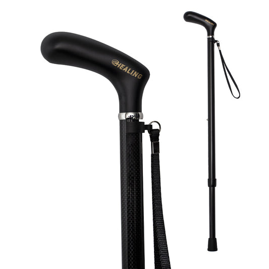 Ultralight Carbon Fiber Walking Cane - European style K handle
