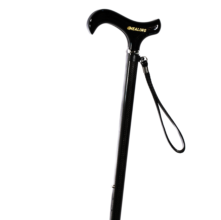 Ultralight Carbon Fiber Walking Cane - European style cane handle