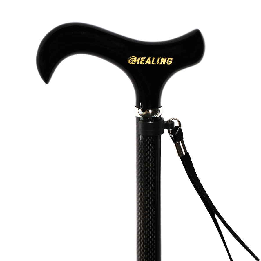 Ultralight Carbon Fiber Walking Cane - European style cane handle