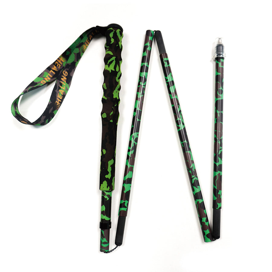 Foldable Carbon Hiking Poles – Outdoor Camouflage & Lightweight