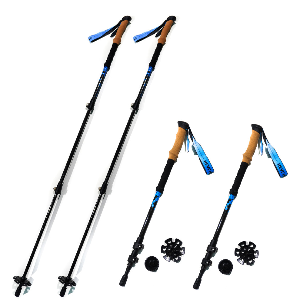 Adjustable Carbon Fiber Hiking Poles – Versatile & Durable