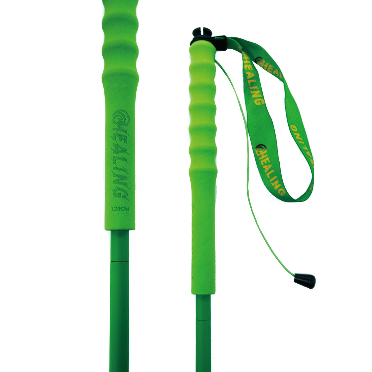 Carbon Hiking Poles – High Visibility & Foldable (Neon Green)