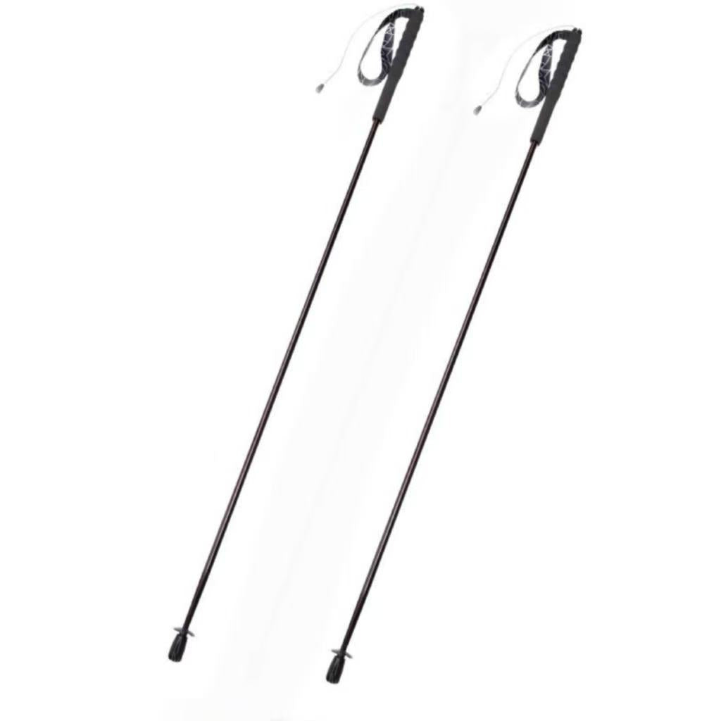 Carbon Trekking Poles – Lightweight & Foldable (Dark Red)