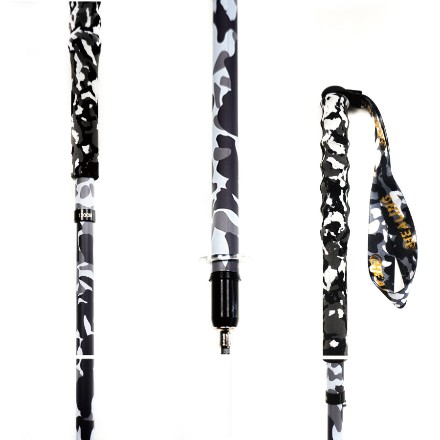 Foldable Carbon Trekking Poles – Camouflage Design & Ultralight