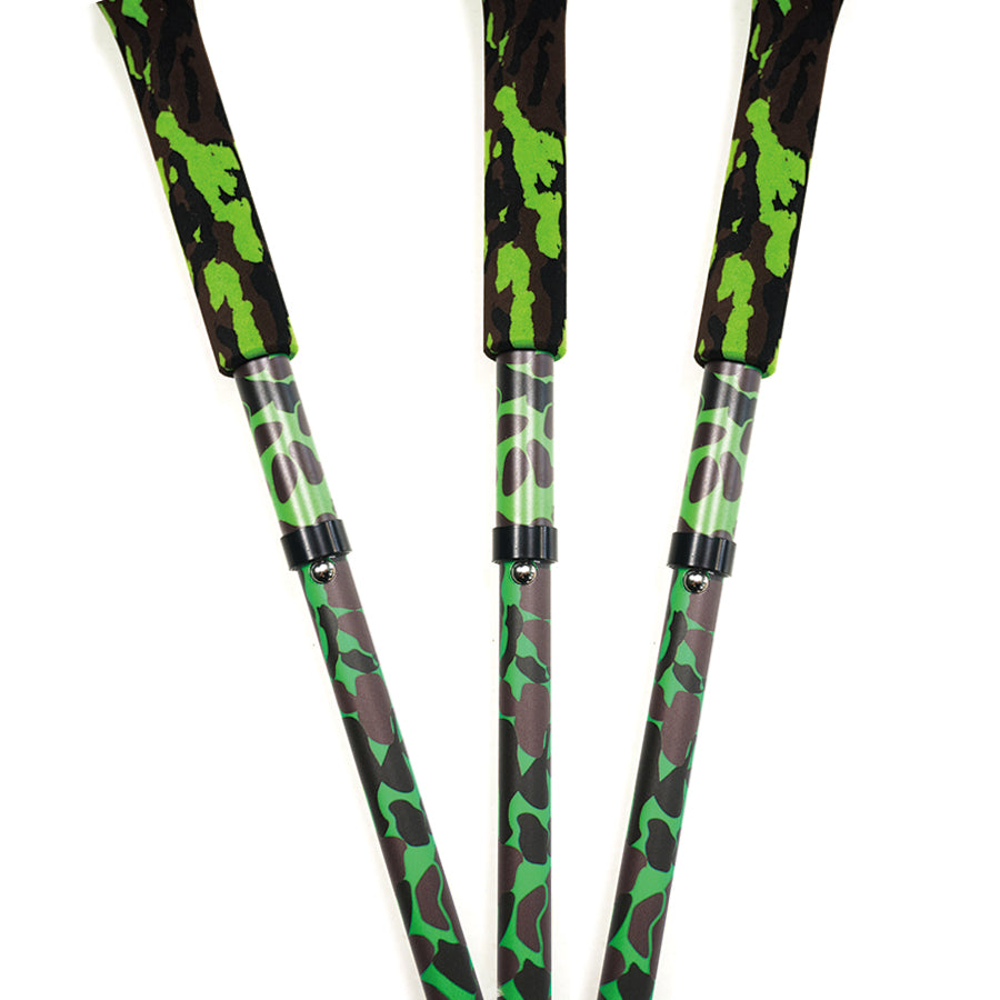 Foldable Carbon Hiking Poles – Outdoor Camouflage & Lightweight