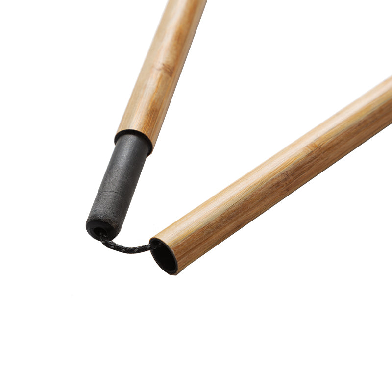 120g Carbon Fiber Hiking Poles – Bamboo Finish, Foldable & Ultralight
