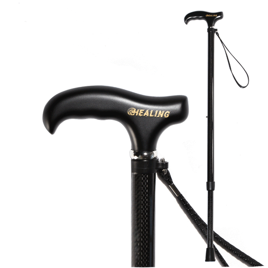 Ultralight Carbon Fiber Walking Cane - Adjustable Height