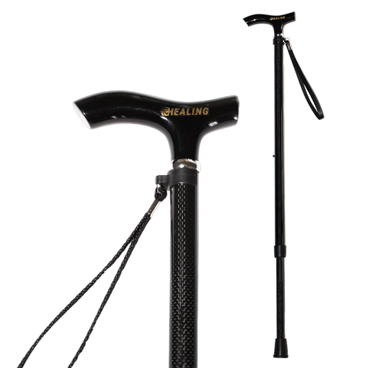 Ultralight Carbon Fiber Walking Cane - Japanese style glossy finish