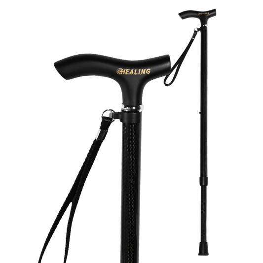 Ultralight Carbon Fiber Walking Cane - Japanese style cane handle