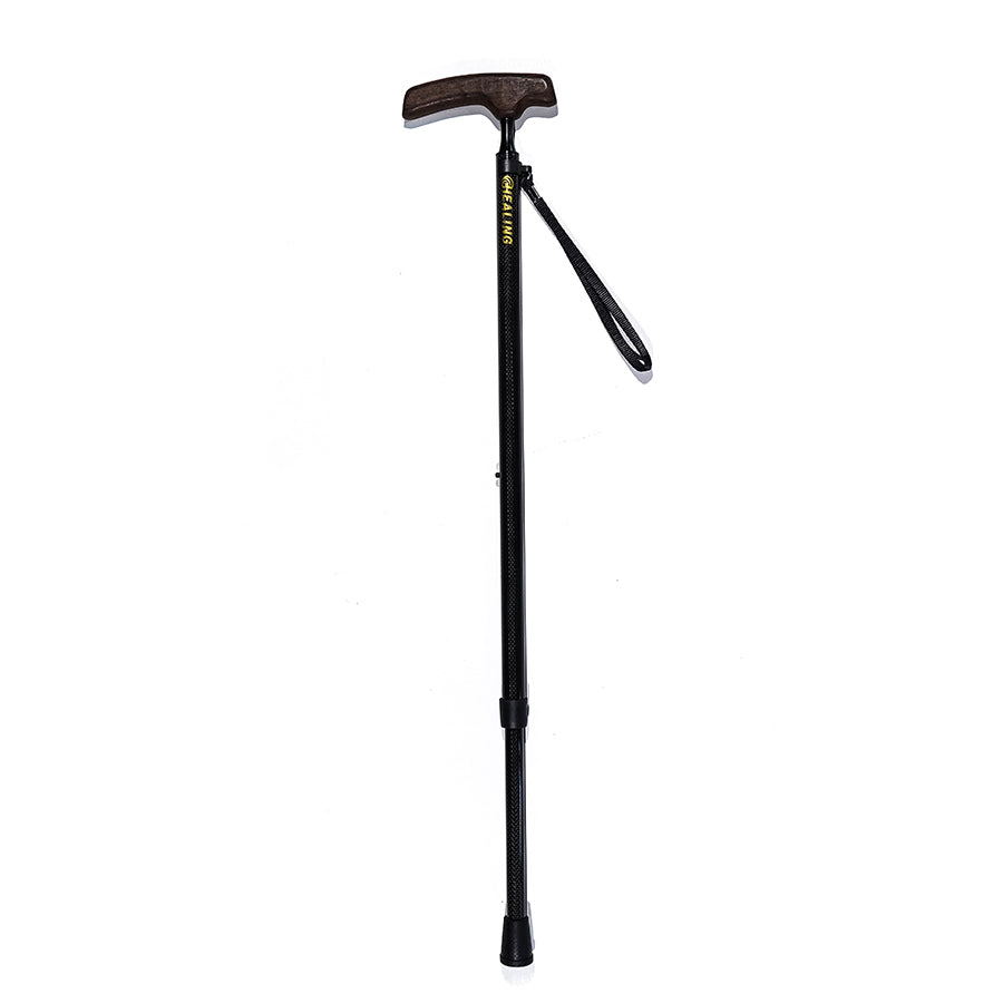 Ultralight Carbon Fiber Walking Cane - 2 section Wenge cane handle