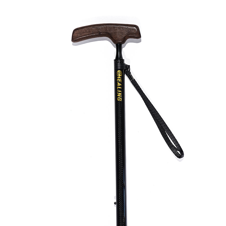 Ultralight Carbon Fiber Walking Cane - 2 section Wenge cane handle