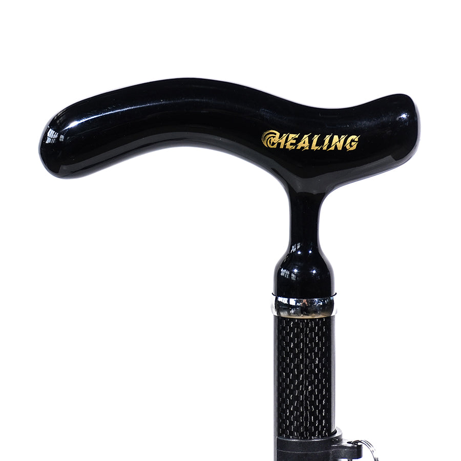 Ultralight Carbon Fiber Walking Quad Cane - Adjustable Height