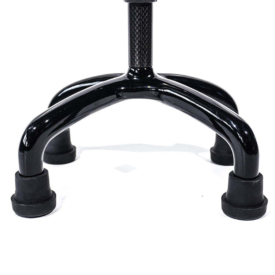 Ultralight Carbon Fiber Walking Quad Cane - Adjustable Height