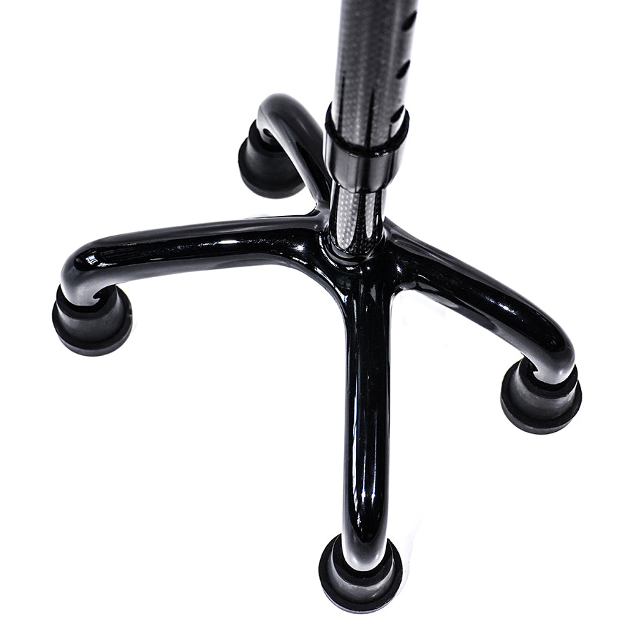 Ultralight Carbon Fiber Walking Quad Cane - Adjustable Height