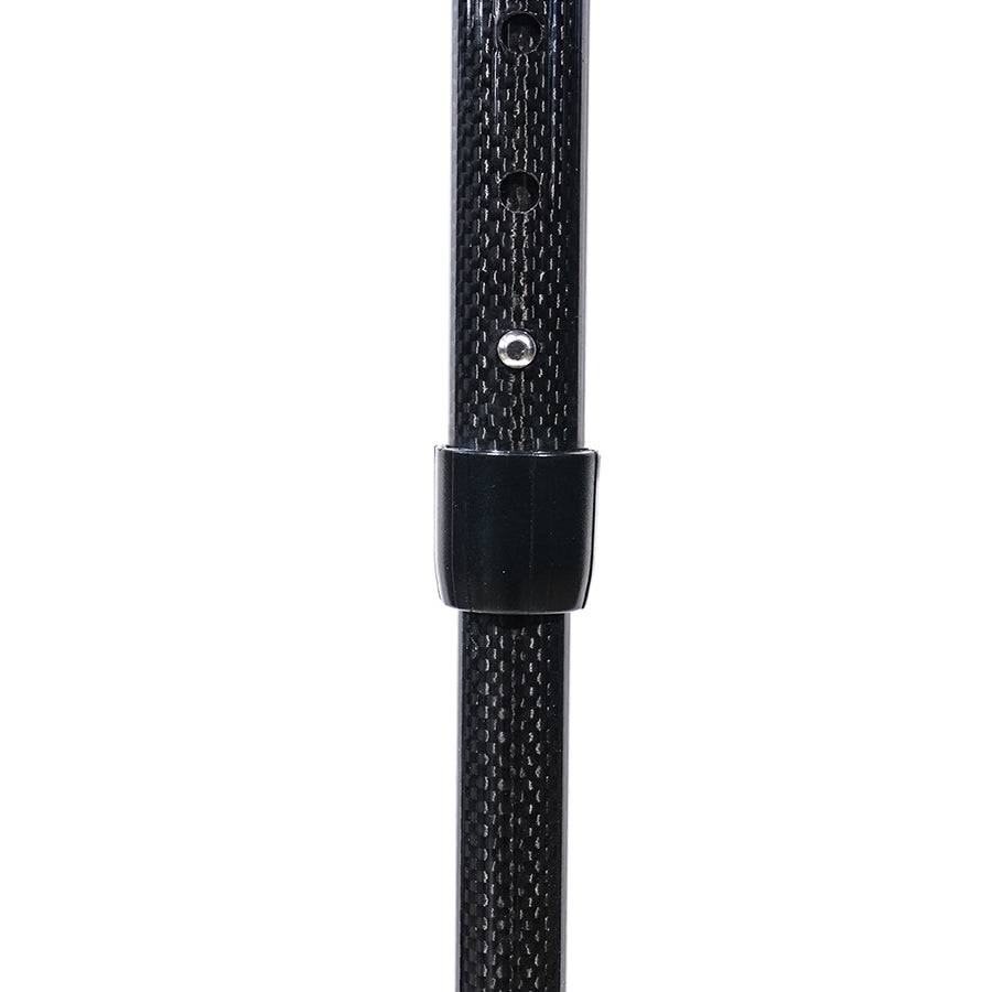 Ultralight Carbon Fiber Walking Quad Cane - Adjustable Height