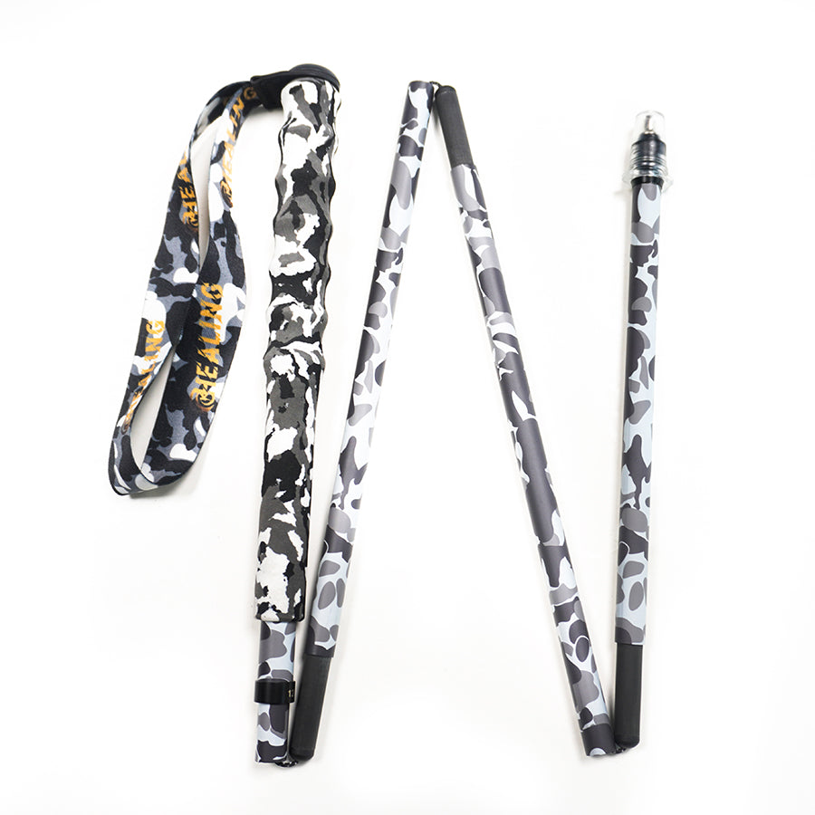 Foldable Carbon Trekking Poles – Camouflage Design & Ultralight