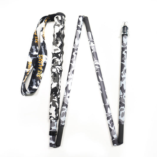 Foldable Carbon Trekking Poles – Camouflage Design & Ultralight