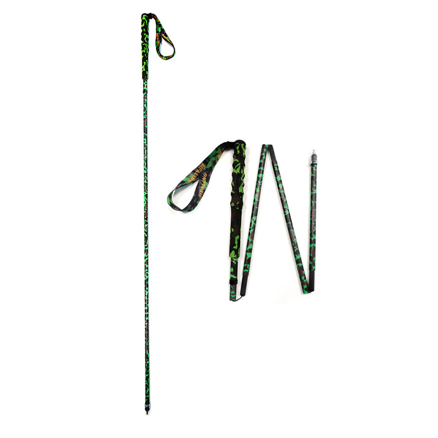 Foldable Carbon Hiking Poles – Outdoor Camouflage & Lightweight