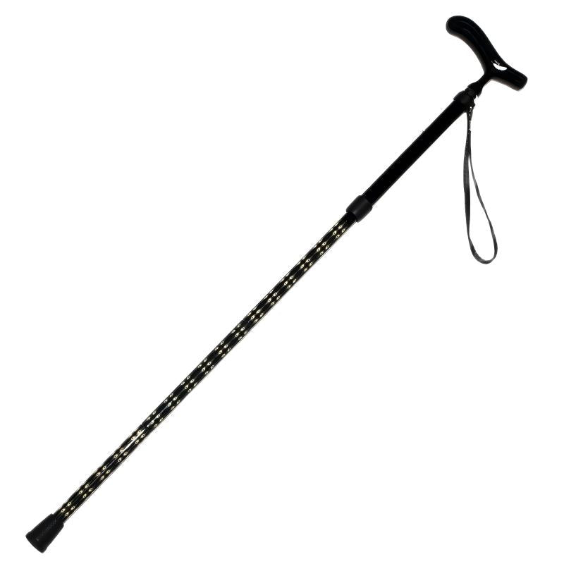 5 section Folding Carbon Fiber Walking Cane - Feather style