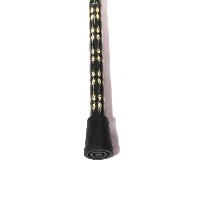 5 section Folding Carbon Fiber Walking Cane - Feather style