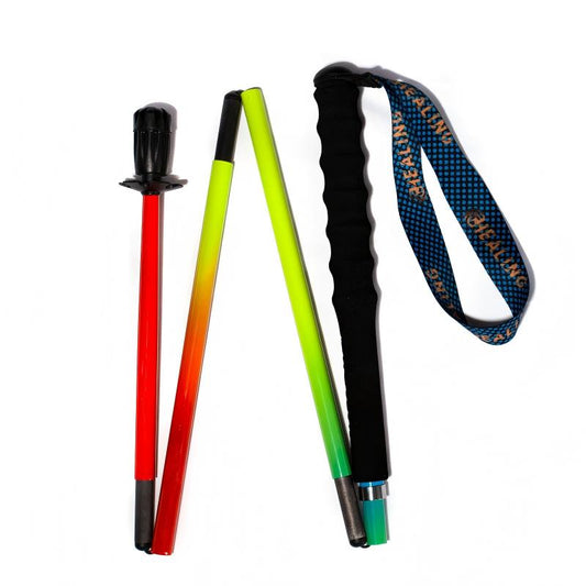 Carbon Trekking Poles – Rainbow Design & Foldable