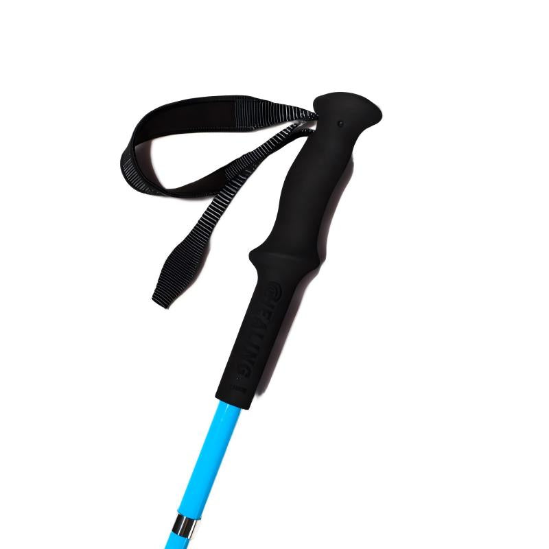 Carbon Trekking Poles – High Visibility & Foldable (Neon Blue)