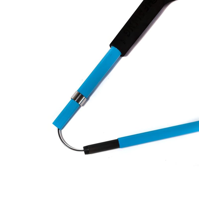 Carbon Trekking Poles – High Visibility & Foldable (Neon Blue)