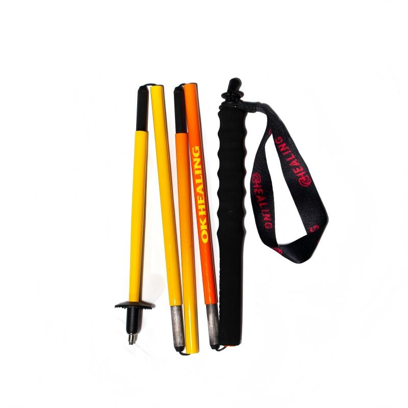 Carbon Hiking Poles – Gradient Design & Foldable (Orange)