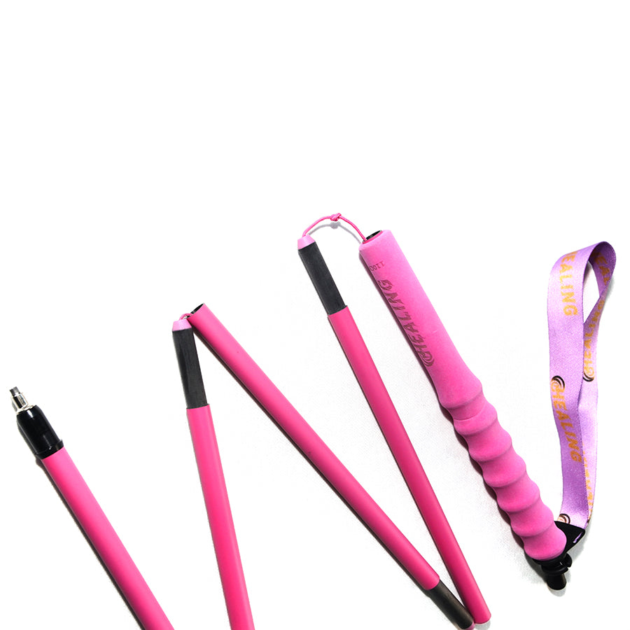 Ultralight Carbon Hiking Poles – Compact & Pink Design