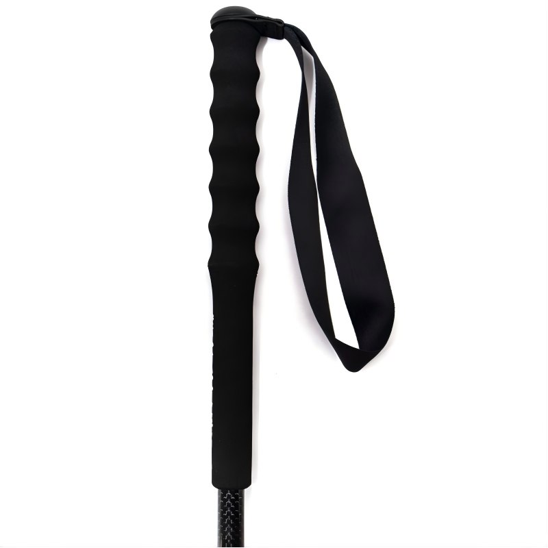 Foldable Carbon Hiking Poles – Packs Down to 26cm (Carbon Black)