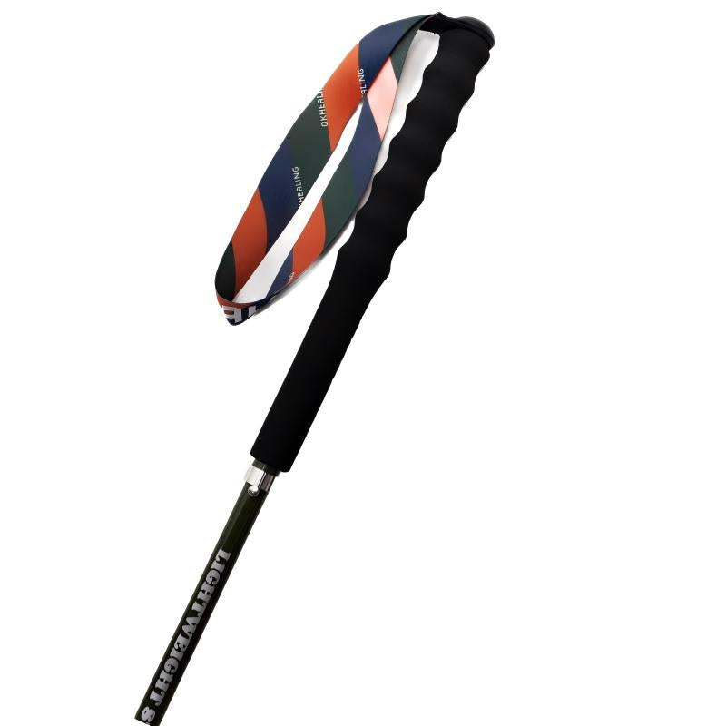 Carbon Trekking Poles – Lightweight & Foldable (Colorful Stripes)