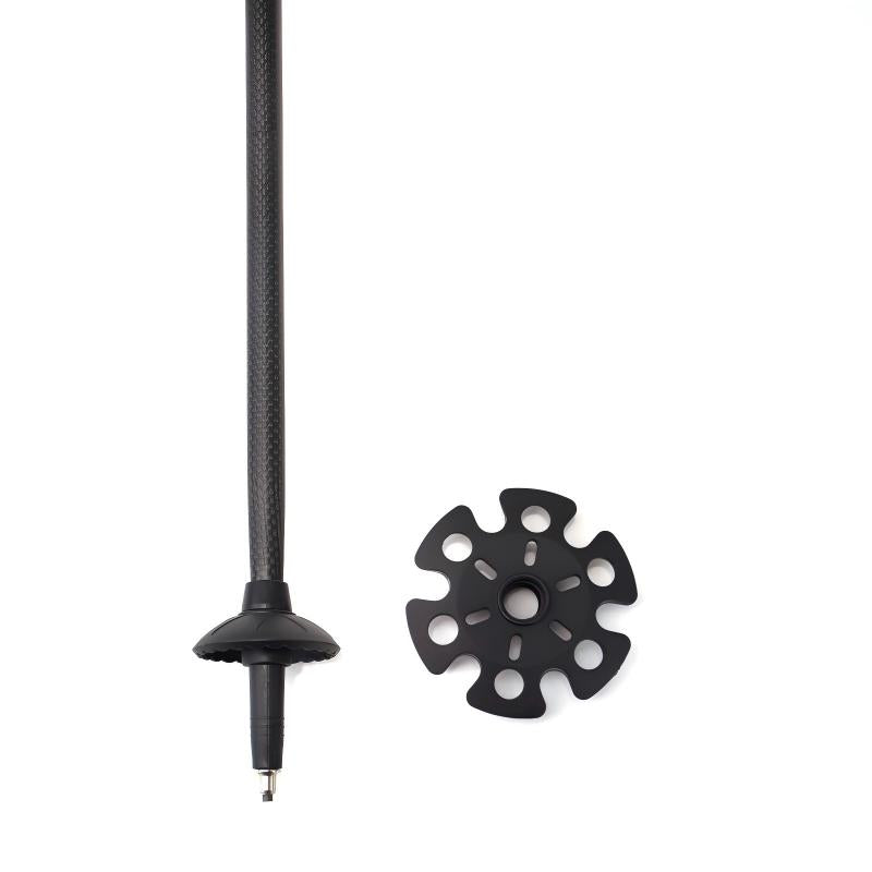 Carbon Trekking Poles – Z-Folding Compact Design (Black Red)