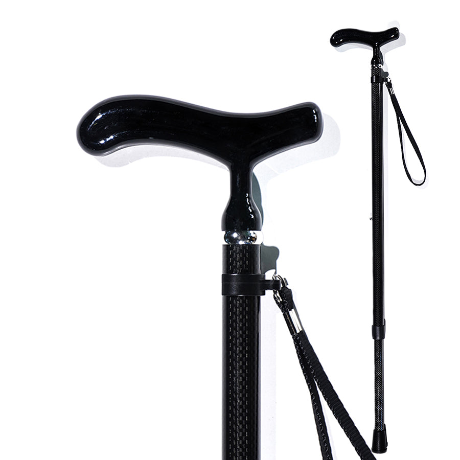 Ultralight Carbon Fiber Walking Cane - Adjustable Height