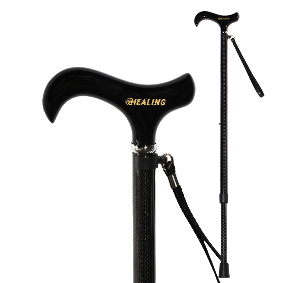 Ultralight Carbon Fiber Walking Cane - European style cane handle