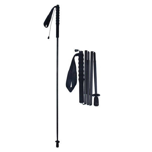 Carbon Fiber Hiking Poles Black - Folding and Ultralight
