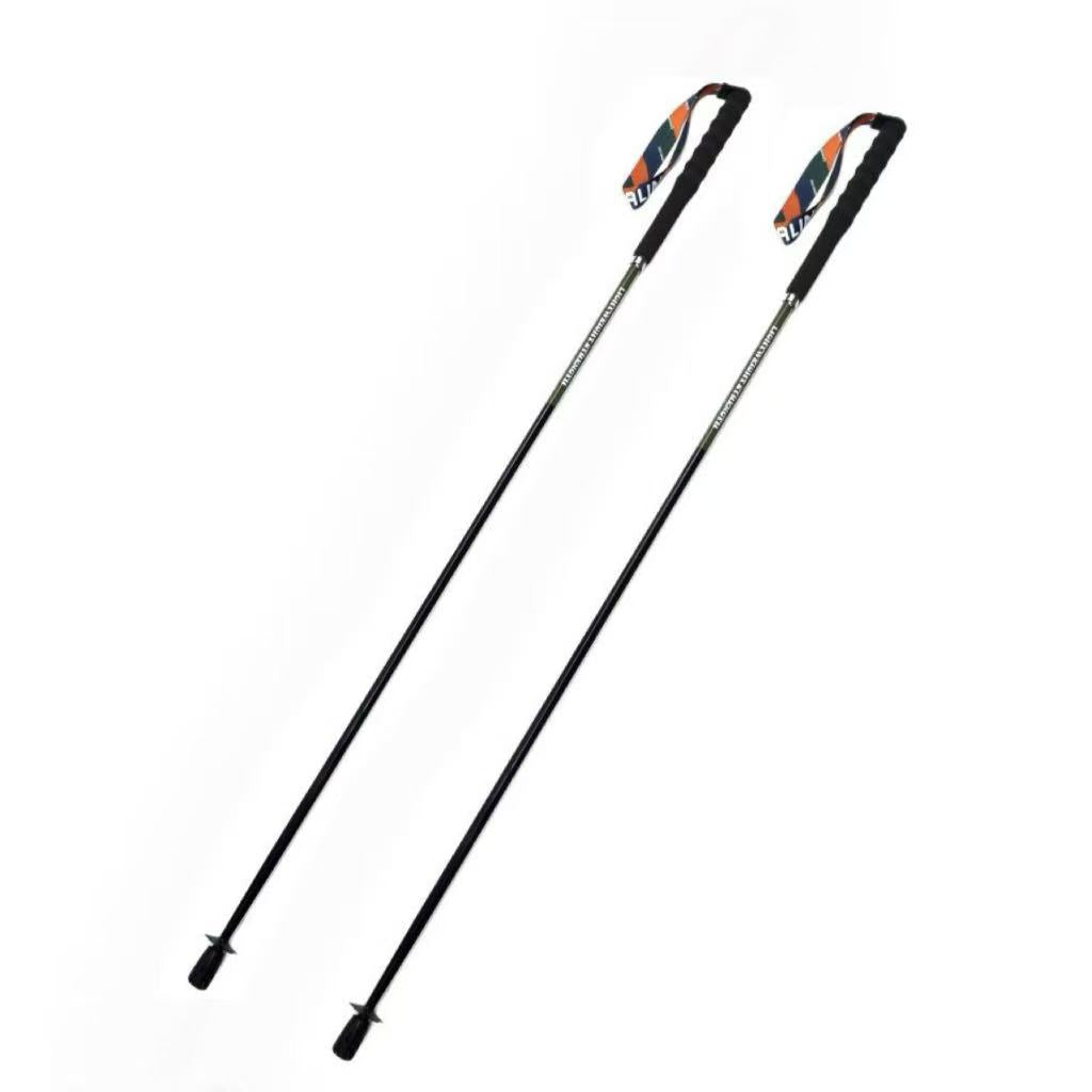 Carbon Trekking Poles – Lightweight & Foldable (Colorful Stripes)