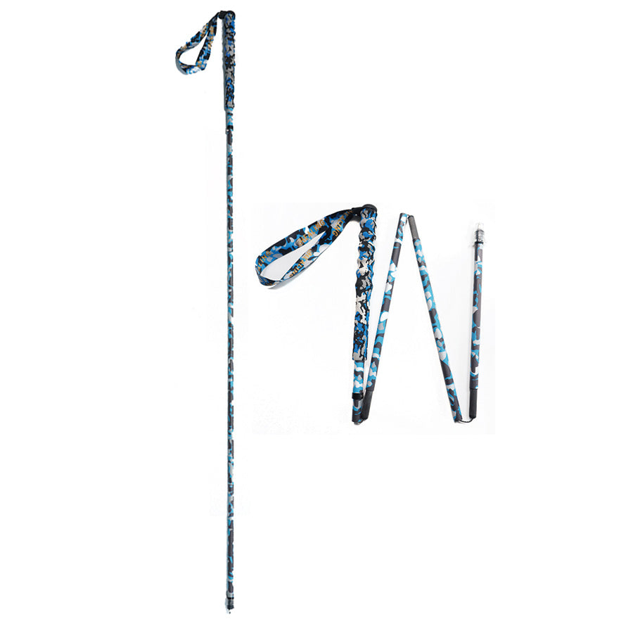 Carbon Trekking Poles – Lightweight & Foldable (Blue Camo)
