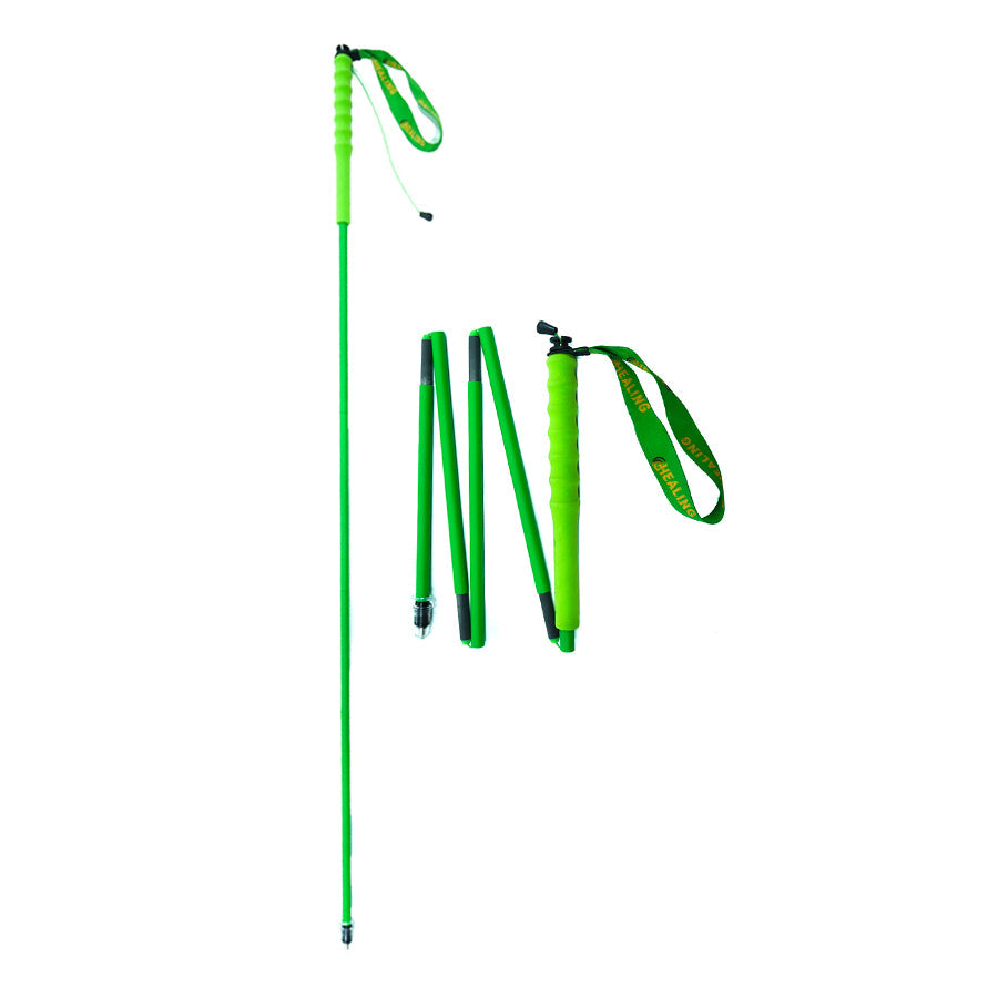 Carbon Hiking Poles – High Visibility & Foldable (Neon Green)