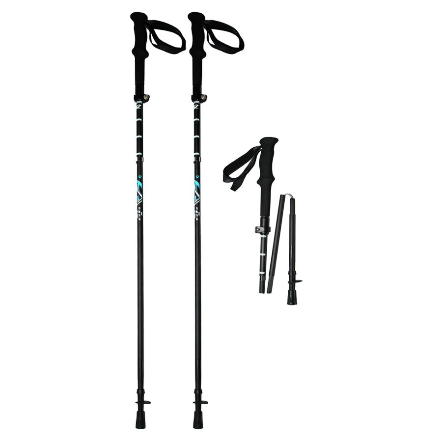 Adjustable Foldable Carbon Trekking Poles – Compact & Durable